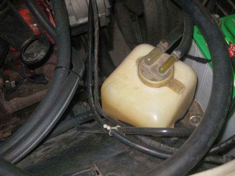 1970 Skylark Washer Bottle added as an antifreeze overflow bottle.