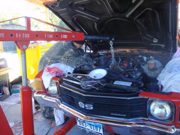 had to move engine to install headers