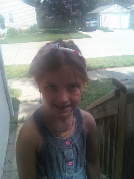Melhoney, my grand daughter (6).