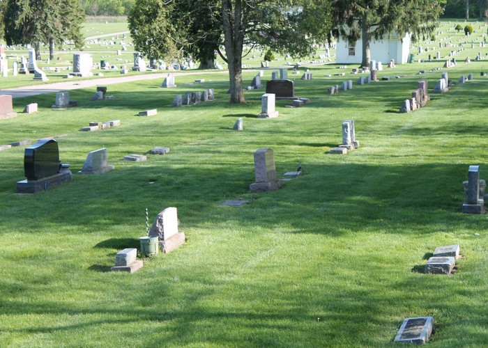 Some of the graves date back to the 1700's.