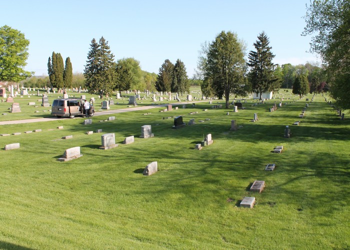 Dad is buried in a well kept cemetery.
