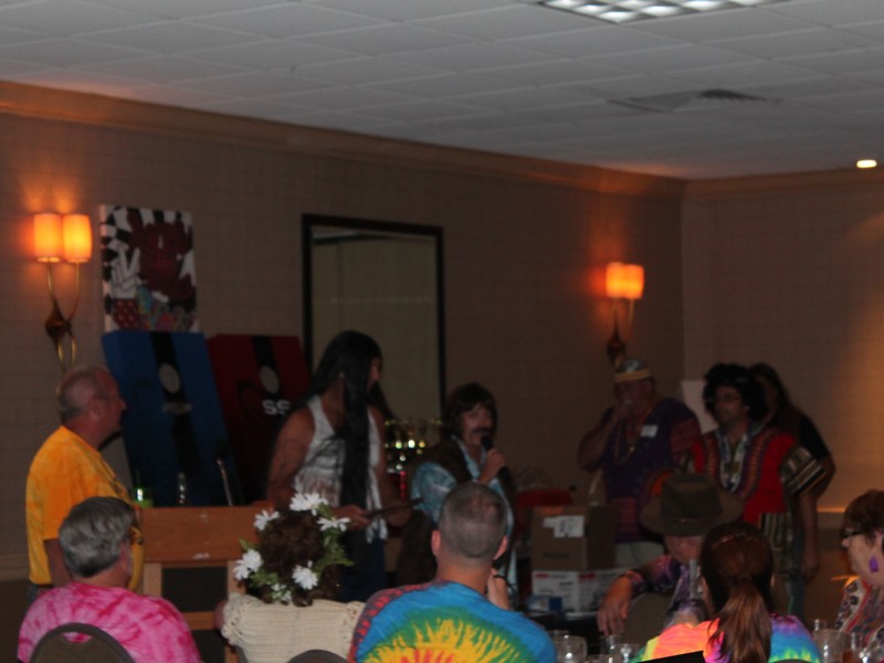 Sonny and Cher.  I think there was something wrong with this picture.  lol