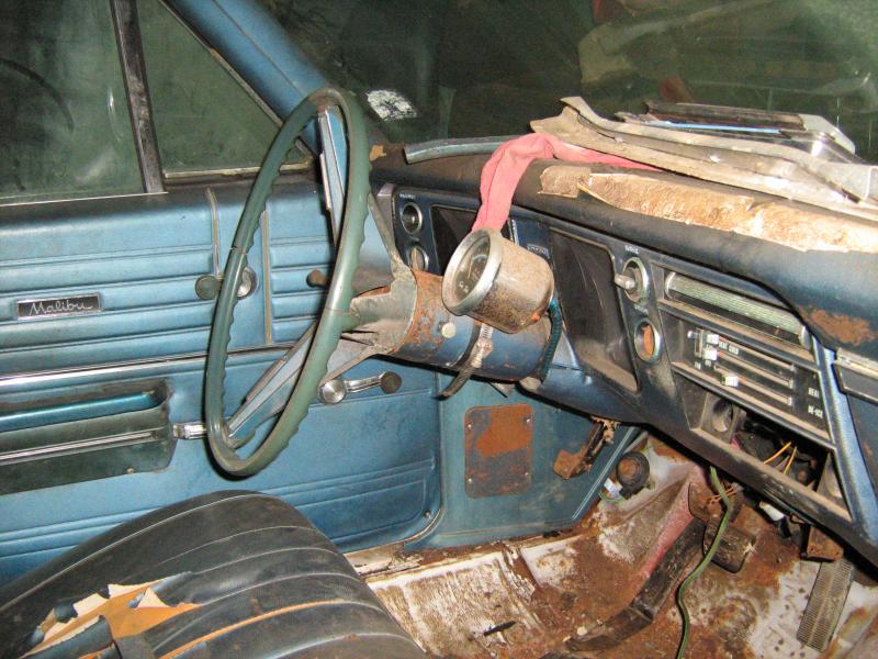 inside of the wagon