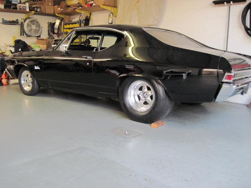IMG 0358
I have a Art Morrision ladder bars in the car with rear coil overs so those 29.5x10.5s with my frame rails and inner wheel house mini tubed oh and my 9 inch Strange housing is shorted up 3/8 of a inch both side