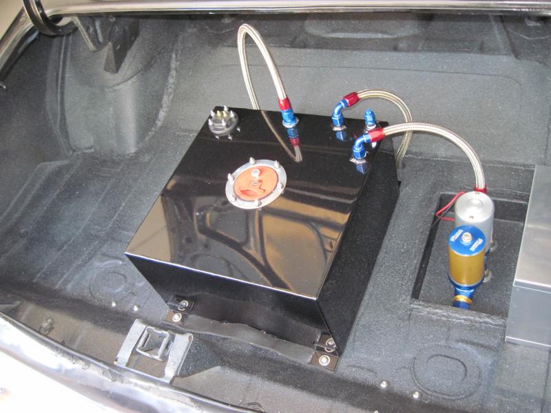 IMG 0652 Powder coating aluminum fuel cell with fuel sensor