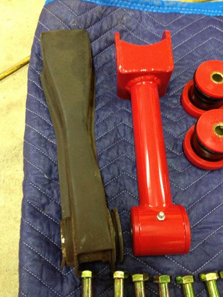 Upper rear control arm