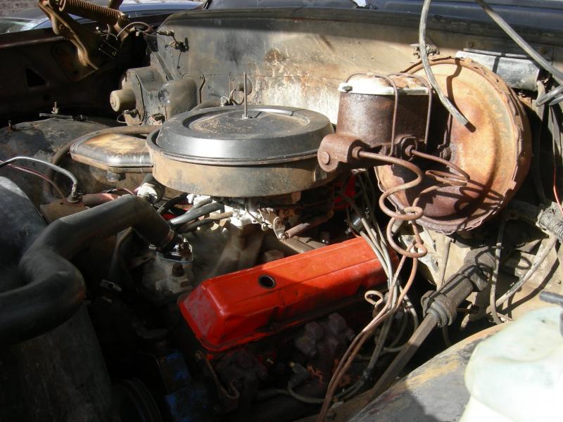 The old 350 that was in it.