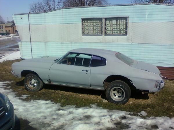 After sanding and primer so i could see what i had to work with.
