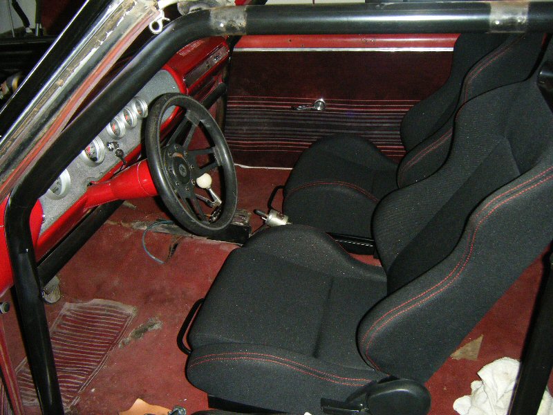 Dash complete and new seats installed.